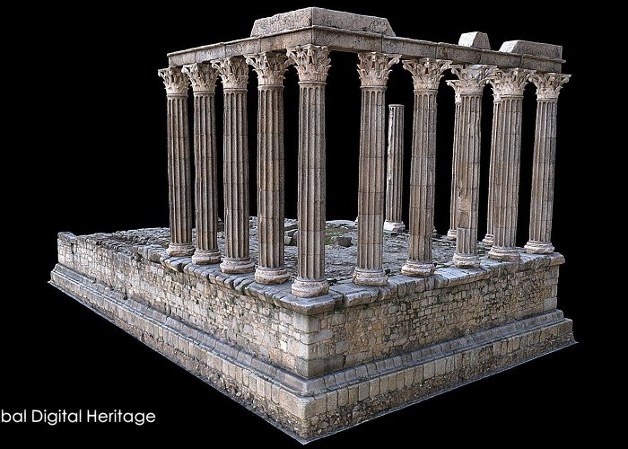 Roman Temple of Evora Roman Temple of Evora - Download Free 3D model by Global Digital ... photo