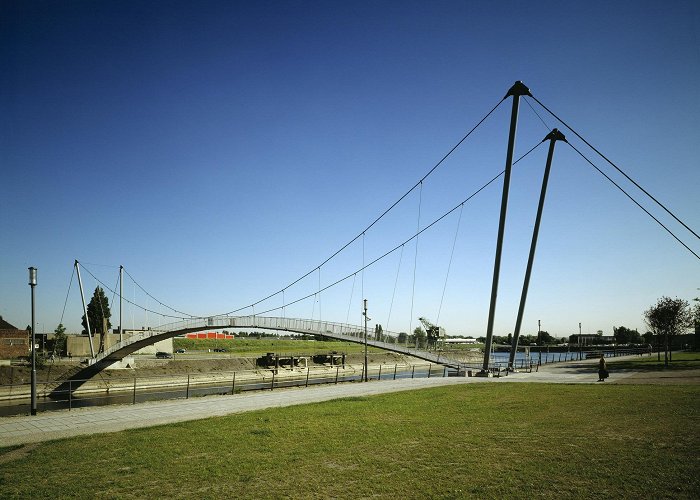 Duisburg Inner Harbour Footbridge over the Inner Harbour Duisburg - sbp photo