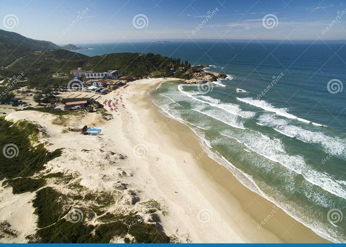 Joaquina Dunes Aerial View Dunes in Sunny Day - Joaquina Beach - Florianopolis ... photo