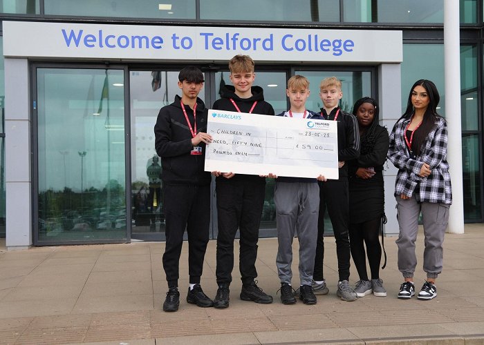 Telford University Campus Balloon-popping challenge raises cash for charity - Telford College photo