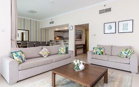 Lovely 2Br With Assistant Room In Al Bateen Residences Jbr By Deluxe Holiday Homes Dubai Exterior photo