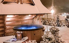 Domki W Bialce Woodhouse- Basen, Sauna, Jacuzzi Vila Bialka Tatrzanska Exterior photo