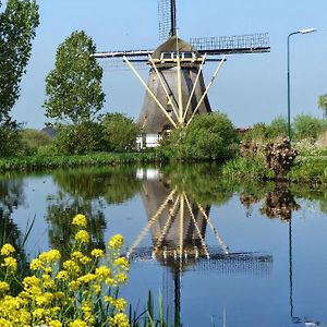 Mondriaanmolen, A Real Windmill Close To Amsterdam Abcoude Exterior photo