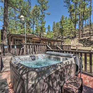 Tranquil Cabin With Stream And Deck Near Dtwn Ruidoso! Vila Exterior photo