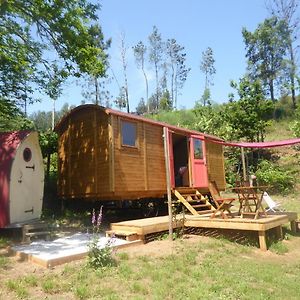 Rosa The Cosy Cabin - Gypsy Wagon - Shepherds Hut, River Views Off-Grid Eco Living Vila Pedrogao Grande Exterior photo