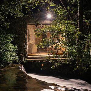 La Chapelle Moulin Traversee Par L'Eau Jacuzzi Piscine Classe 5 Etoiles Vila Bourg-Argental Exterior photo