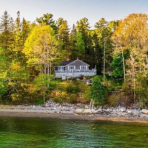 Lucky Stone Retreat - Private Beach & Acadia View Vila Sullivan Exterior photo