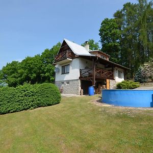 House With The Pool And Fenced Garden Vila Hnanice  Exterior photo