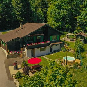 Chalet En Pleine Nature Avec Spa Vila Le Locle Exterior photo