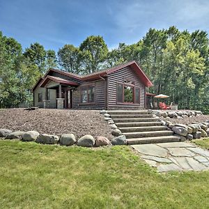 Quiet Lakeside Cabin Patio And Stunning Views! Vila Grantsburg Exterior photo