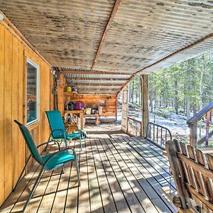 Secluded Black Hawk Log Cabin With Fire Pit! Exterior photo