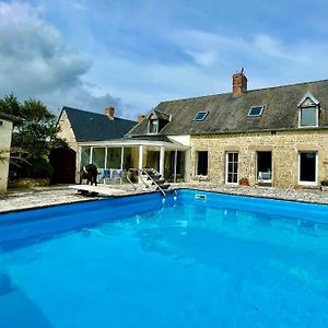 Maison Vue Mer Avec Piscine Vila Sainte-Marie-du-Mont  Exterior photo