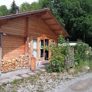 Chalet Blockhaus Auf Camping Vila Oberwil  Exterior photo