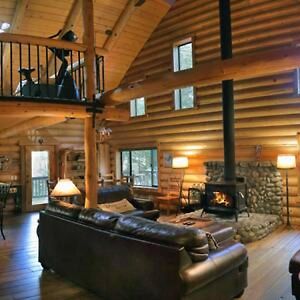 Eagles Nest - Natural Log Cabin With Guest House Idyllwild Exterior photo