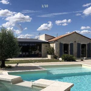 Demeure Charentaise Standing - Grande Piscine - Jacuzzi Balneo - Pool House Vila Barbezieux-Saint-Hilaire Exterior photo