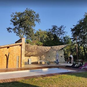 Gite Campagne Famille 15 Pers Piscine Chauffee Jeux Enfants Petanque Vila Saint-Sauvy Exterior photo