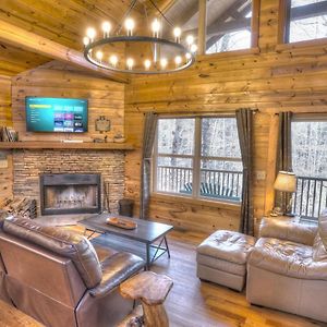 Luxury Cabin Sleeps 8 With Creekside Fire Pit Near Helen Ga Vila Cleveland Exterior photo