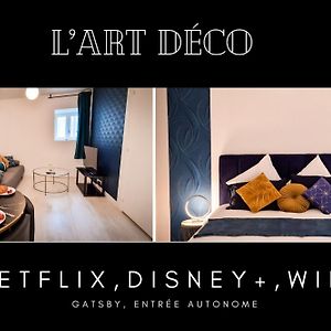 L'Art Deco 3 Etoiles Wifi, Netflix, Disney, Coeur De Bastide Apartamento Villefranche-de-Rouergue Exterior photo