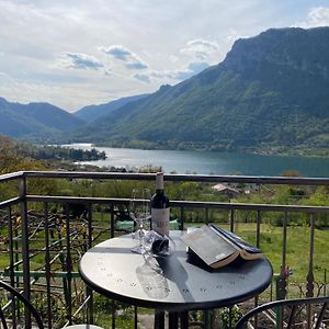 Casa Carla, Bis 4 Personen, Garten, Balkon Mit Blick Auf Den See Und Die Berge Apartamento Crone Exterior photo