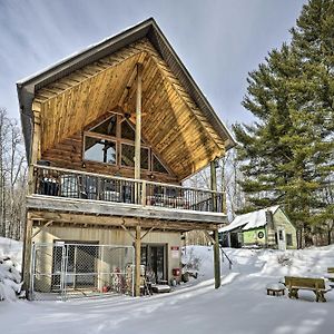 Adirondack Cabin On Private Lake Near Glenfield! Vila Exterior photo