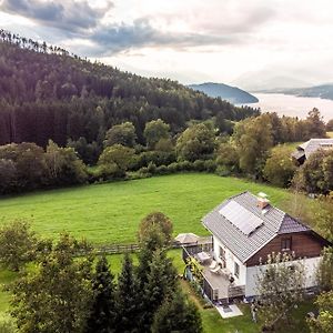 Mirnockahoi - Ferienhaus Fur Bis Zu 6 Personen, Maritimes Bergerlebnis, Panoramablick Von Terasse Und Balkon, Carinthia, Millstattersee Ferndorf Exterior photo