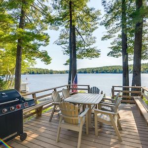 Lakefront Cabin With Panoramic Water View And Access Vila Sunapee Exterior photo