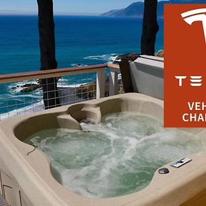 Gorgeous Oceanview, By Oceanviewhottubs Oceanfront! Shelter Cove, Ca Tesla Ev Station Apartamento Exterior photo