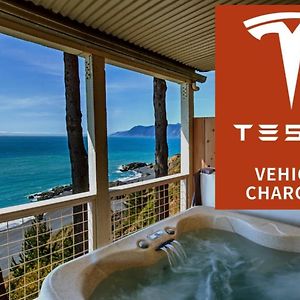 Amazing Oceanview, Oceanfront! By Oceanviewhottubs Shelter Cove, Ca Tesla Ev Station Apartamento Exterior photo