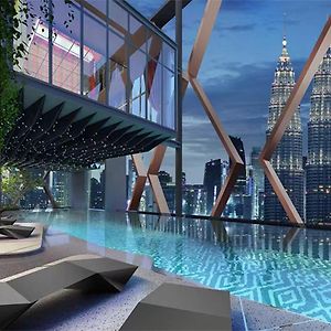 Borderless Swimming Pool - Invincible Twin Towers View - Free Wifi Apartamento Kampong Gombak Utara Exterior photo