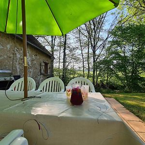 Ancien Moulin Avec Piscine, Terrasse, Jardin Privatif Et Petite Ile - Pres Des Etangs De La Brenne - Fr-1-591-159 Vila Prissac Exterior photo