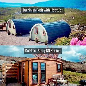 Duirinish Pods With Private Hot Tubs And Duirinish Bothy With No Hot Tub Vila Plockton Exterior photo