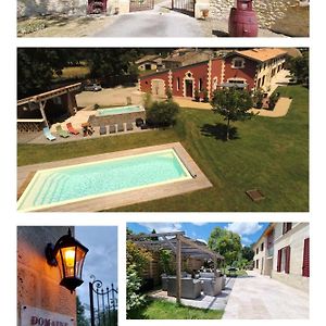 Domaine Des Pierres Precieuses - Demeure De Charme - Grand Standing - 15 Pers - Spa - Massages - Detente Et Bien-Etre - 30' Bordeaux Vila Gauriaguet Exterior photo