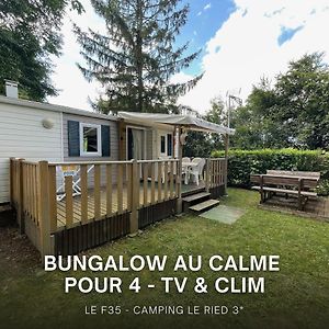 Chez Roger Et Lea - F35 - Confortable Bungalow Climatise Avec Tv Pour 4 Vila Boofzheim Exterior photo