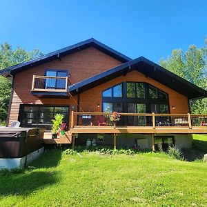 Chalet - Mon Toit Pour Toi ! Bord De Lac Vila Hébertville Exterior photo