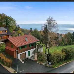 Chalet Avec Vue Panoramique Alpes Et Lac Vila Mauborget Exterior photo