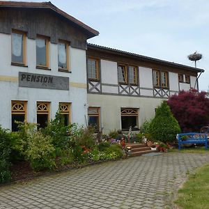 Pension Moritz Und Hofladen Unterm Storchennest -16303 Schwedt,Schwedter Allee1 Hotel Exterior photo