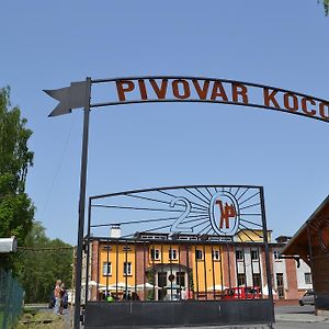 Pivovar Kocour Hotel Varnsdorf Exterior photo