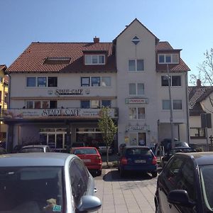 Stadtcafe Pension Hotel Grünstadt Exterior photo