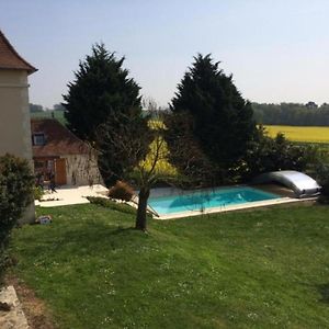 Charmante Demeure 17E Avec Piscine Privative, Grand Jardin Et Patrimoine Riche En Touraine Sud. - Fr-1-381-368 Vila Abilly-Sur-Claise Exterior photo