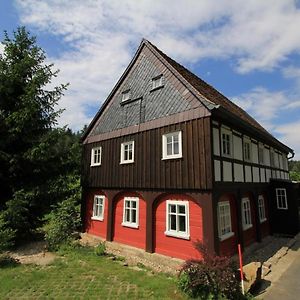 Oberlausitzer Ferienhaus Gebirgshaeusl Jonsdorf Vila Exterior photo