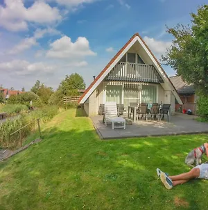 Sonnenhaus 6 Pers House With Sunny Terrace At A Typical Dutch Canal & By Lauwersmeer Lake. Anjum Exterior photo