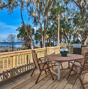 Waterfront Home With Direct Lake Access And Dock! Crescent City Exterior photo