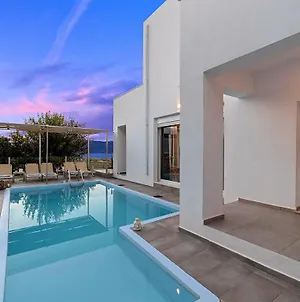 Cretan Sunset Villa Heated Pool Dhrámia Exterior photo