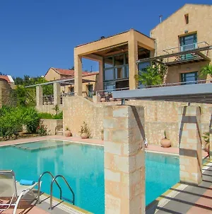 Alkyoni - Apokoron Luxury Villa With Large Private Pool And Great Views Gavalochori Exterior photo