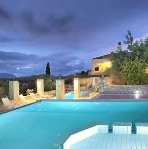 Ariadne - Apokoron Villa With 2 Large Private Pools And Great Views Gavalochori Exterior photo