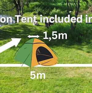 Riverside Bliss Idyllic Camp, 3 Man Tent Incl, Near Tvedestrand And Arendal Vegårshei Exterior photo